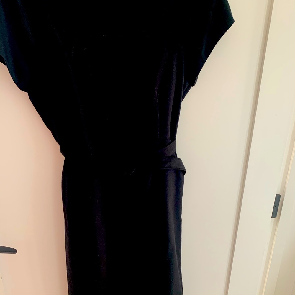 Banana Republic Black Dress with Belt and Pockets